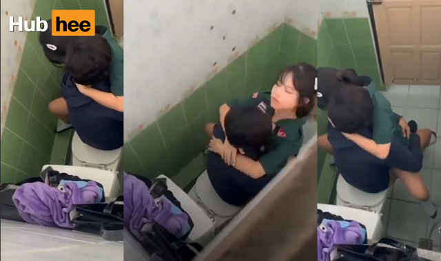 คลิปหลุดเนตรนารีแอบเย็ดกับหนุ่มเทคนิคช่างยนต์ ปวส 2 ในห้องน้ำสวนสาธารณะ
