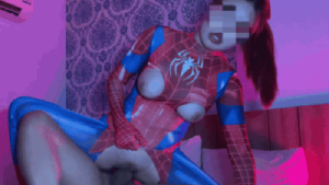 คลิปหลุดสาวไทย เย็ดน้องแก้วตา BbwThaixxx สไปดี้ Spider Girl เย็ดคาชุดแมงมุม