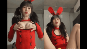 คลิปหลุดจีน ffhblue สาวหมวยช่วยตัวเอง ไลฟ์สดตกเบ็ด ดิลโด้ยัดหี สาวชุดกระต่าย