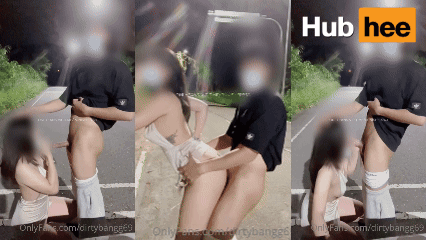 คลิปหลุดนักศึกษา Onlyfans dirtybangg69 พาสาวไปเย็ดกลางถนน
